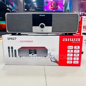 Aiwa SP627 Portable Soundbar 400W With 2 Wireless Mics