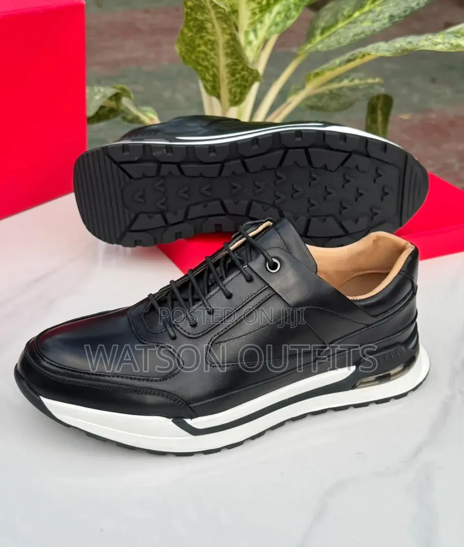 Men's Leather Sneakers Shoes in BEAUTIFUL Berluti Design