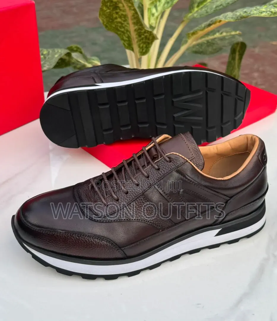 Men's Leather Sneakers Shoes in BEAUTIFUL Berluti Design