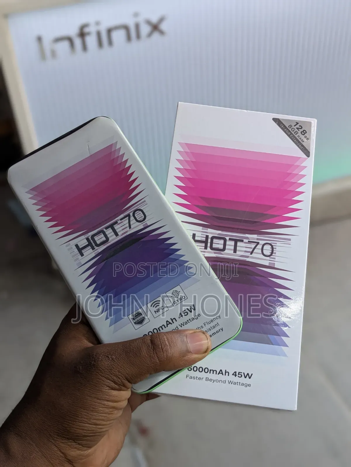 New Infinix Hot 70 128 GB Green