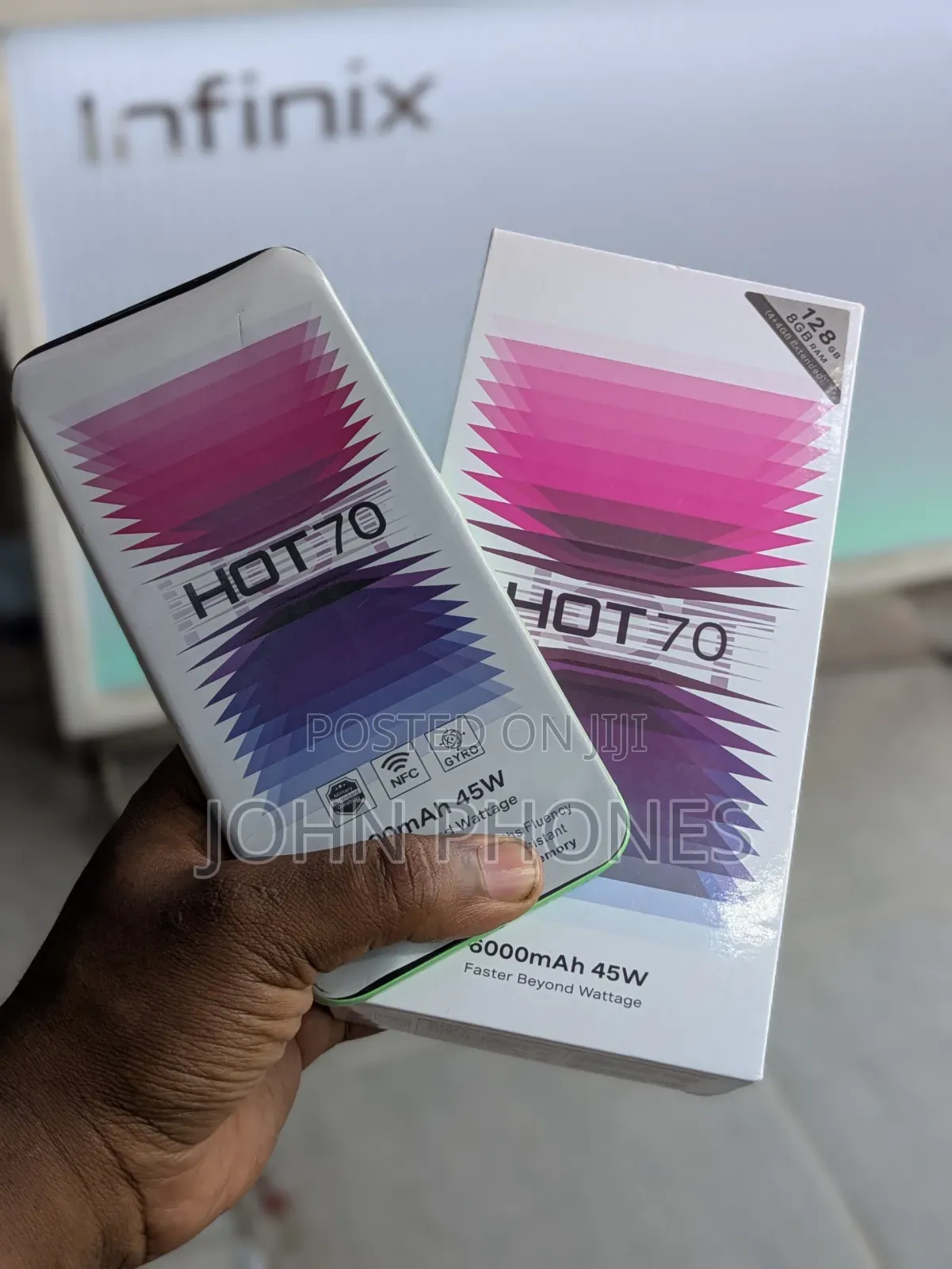 New Infinix Hot 70 128 GB Green