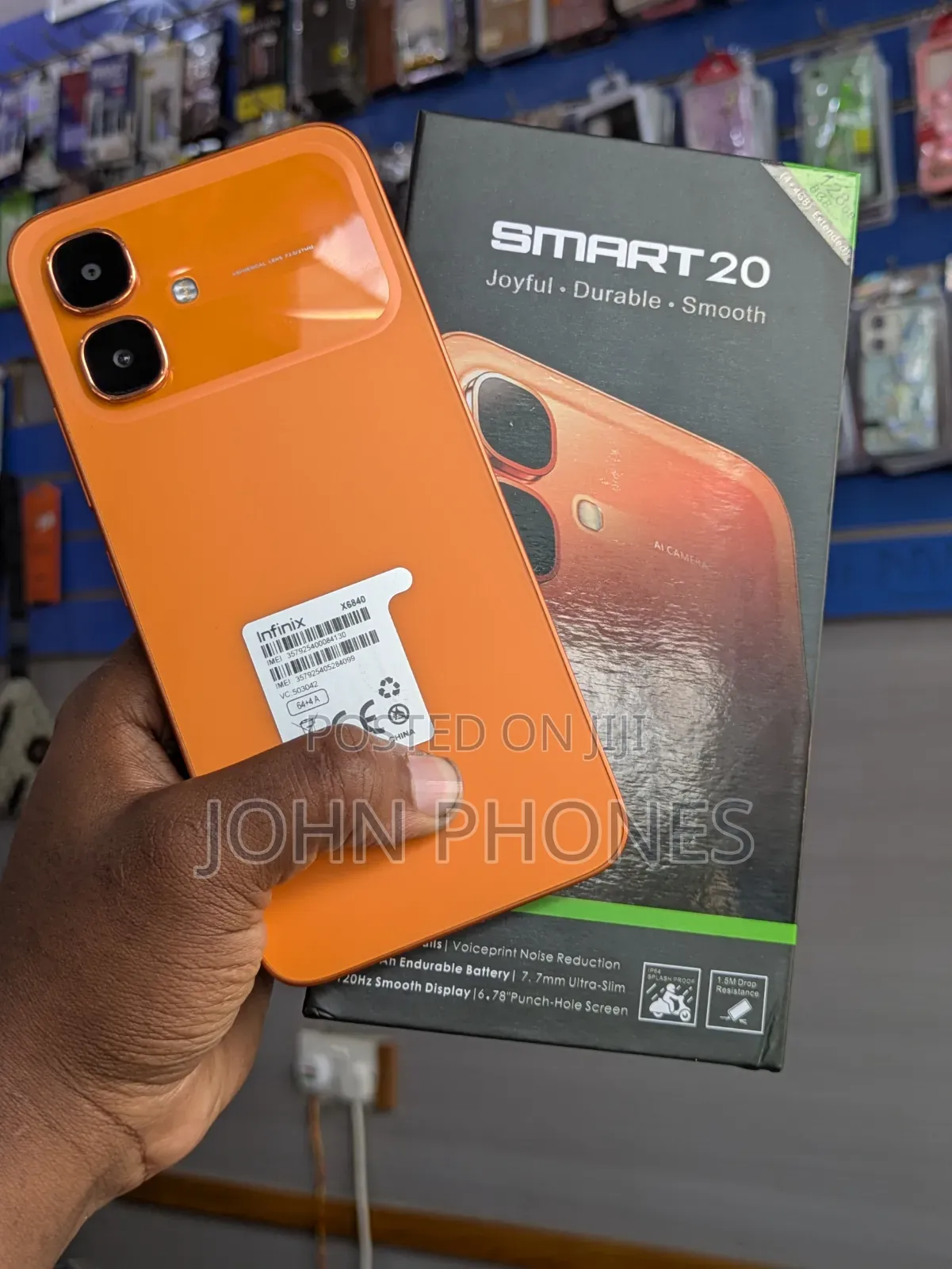 New Infinix Smart 20 128 GB Orange