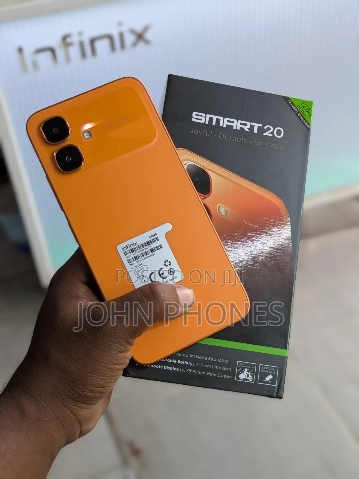 New Infinix Smart 20 128 GB Orange
