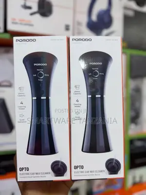 Porodo Opto Electric Ear Wax Cleaner, 200mL Capacity, 4 Cleaning Modes