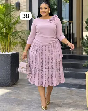 Flower Detail Midi Dress