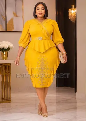 Sparkle Peplum Midi Dress