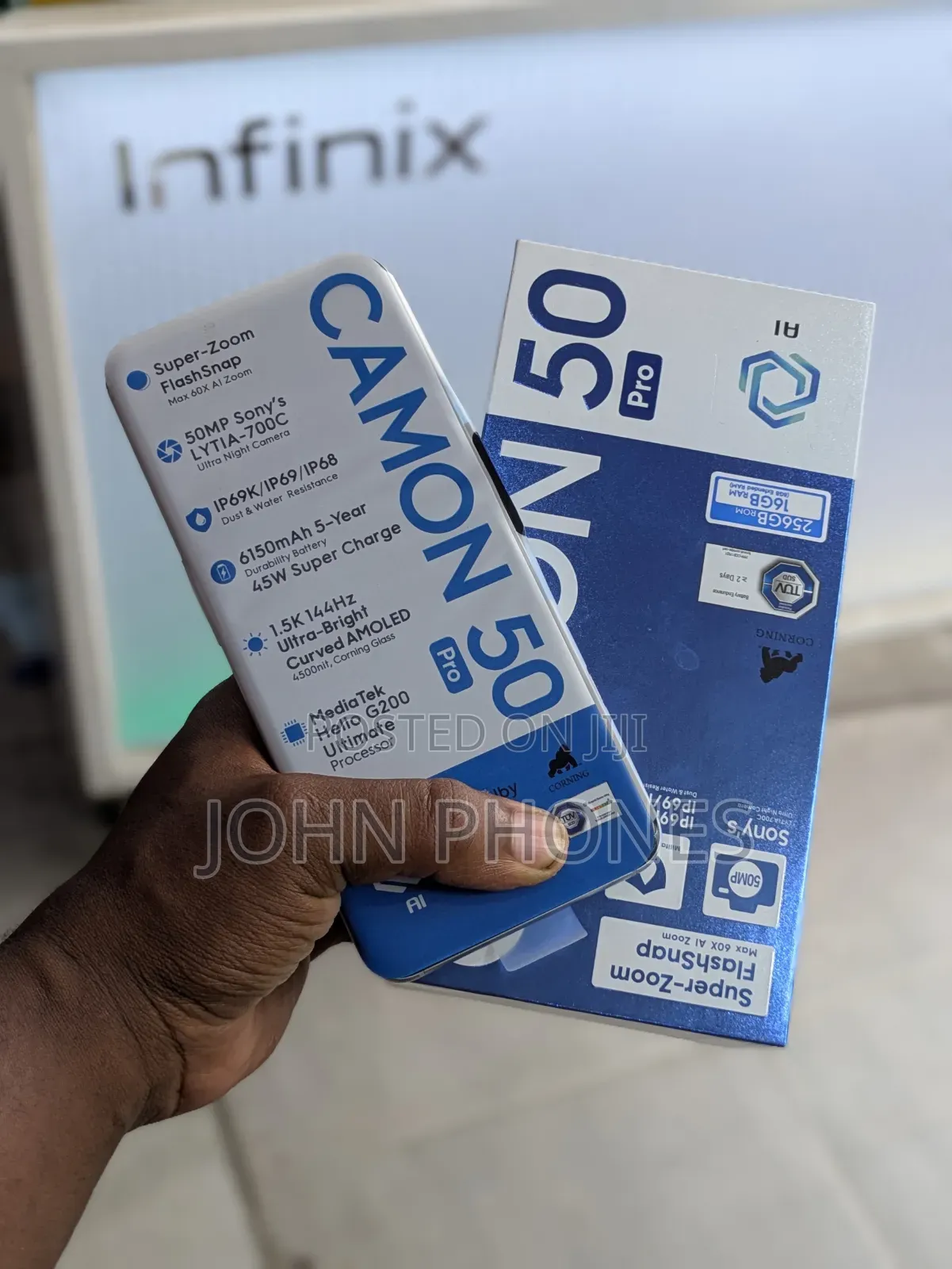 New Tecno Camon 50 Pro 256 GB Gray