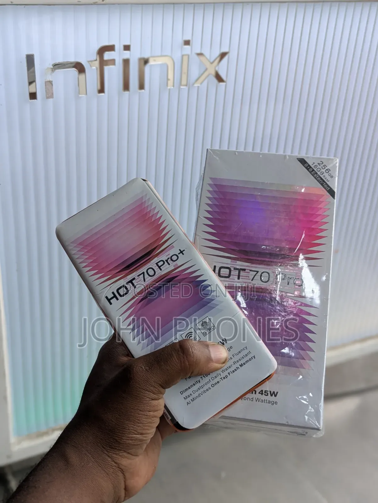 New Infinix Hot 70 Pro 5G+ 256 GB Orange