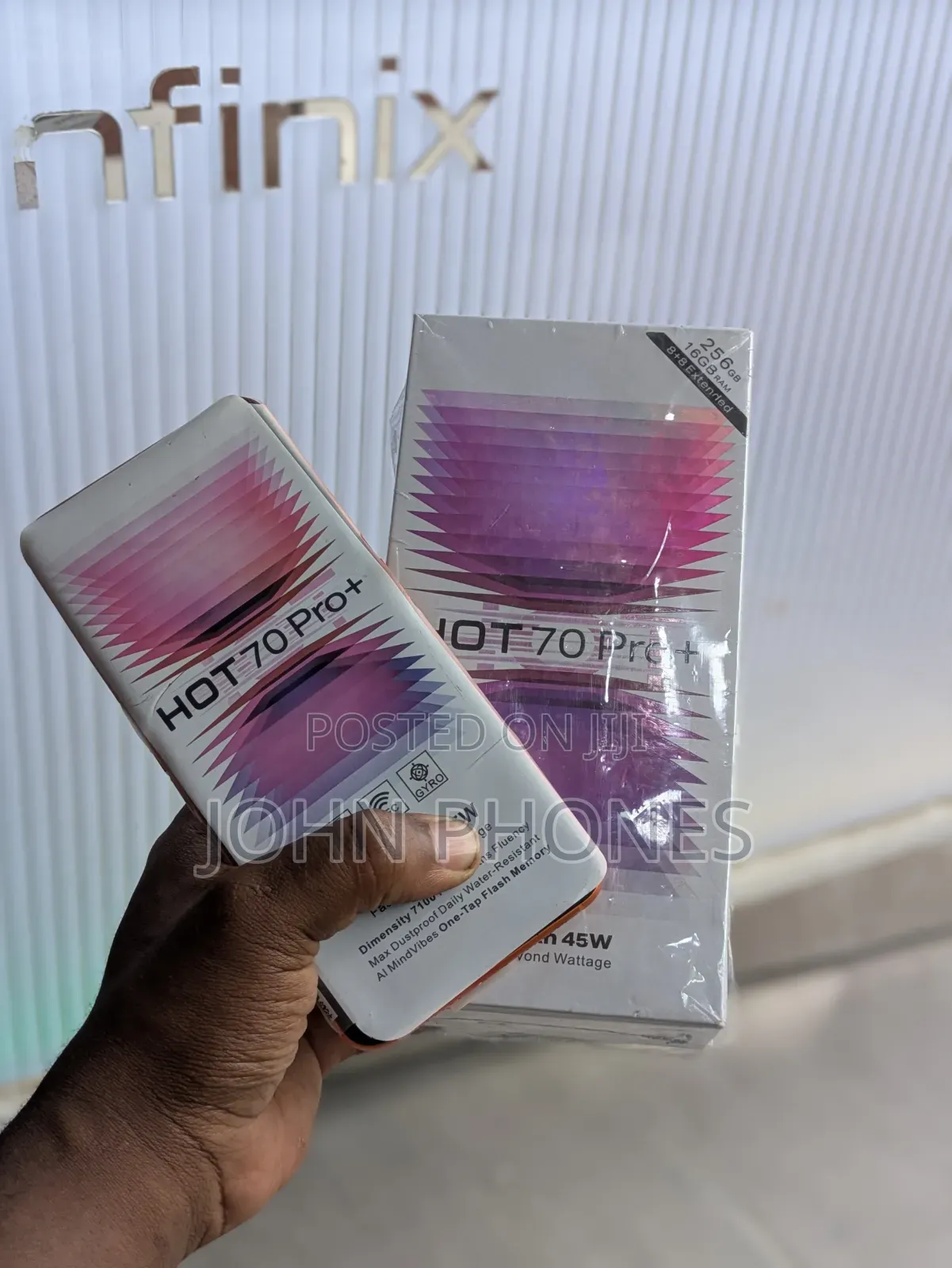 New Infinix Hot 70 Pro 5G+ 256 GB Orange