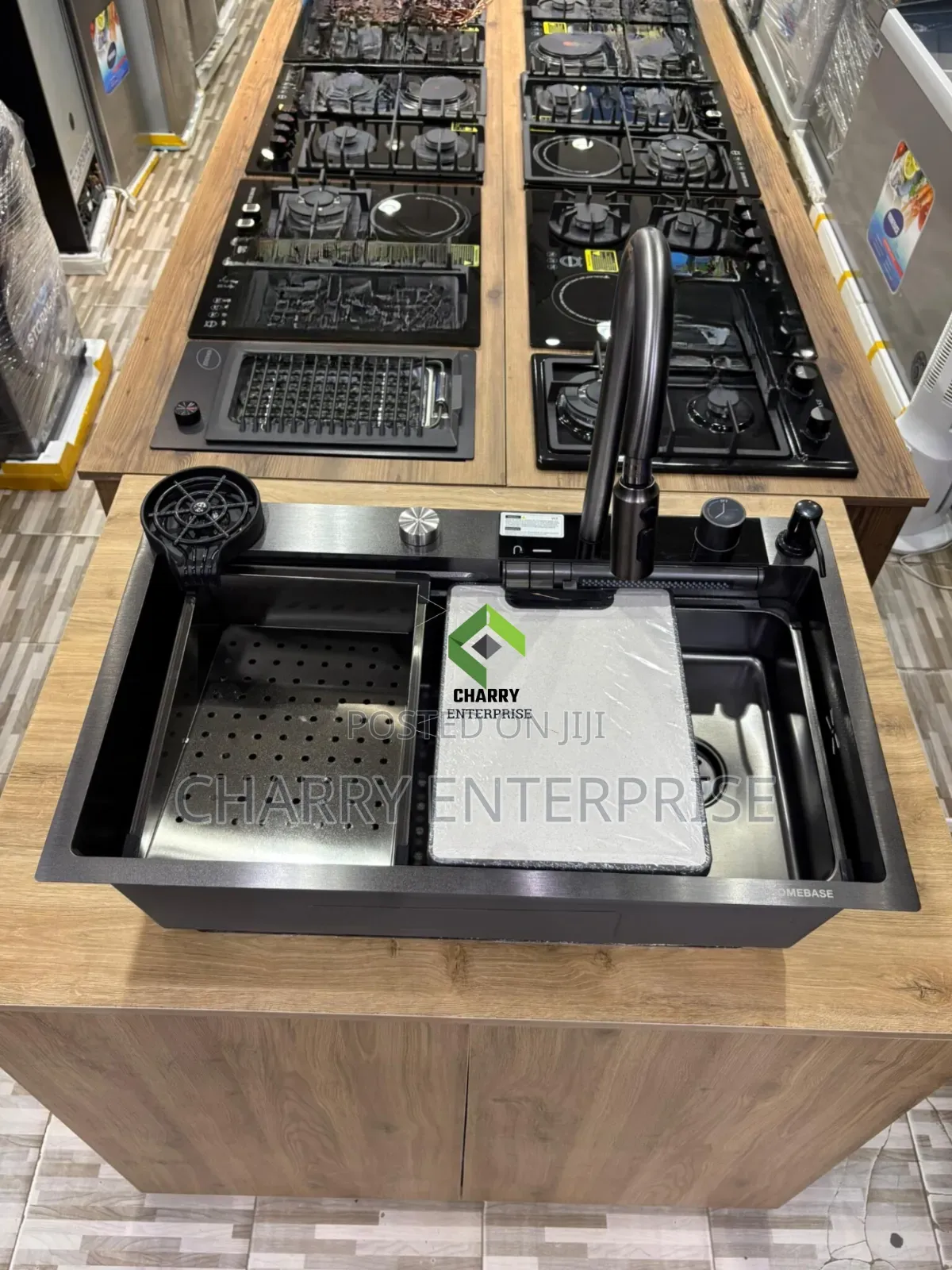 HOMEBASE Kitchen Sink Model LS-7546FB3-B With 75Cm by 45Cm