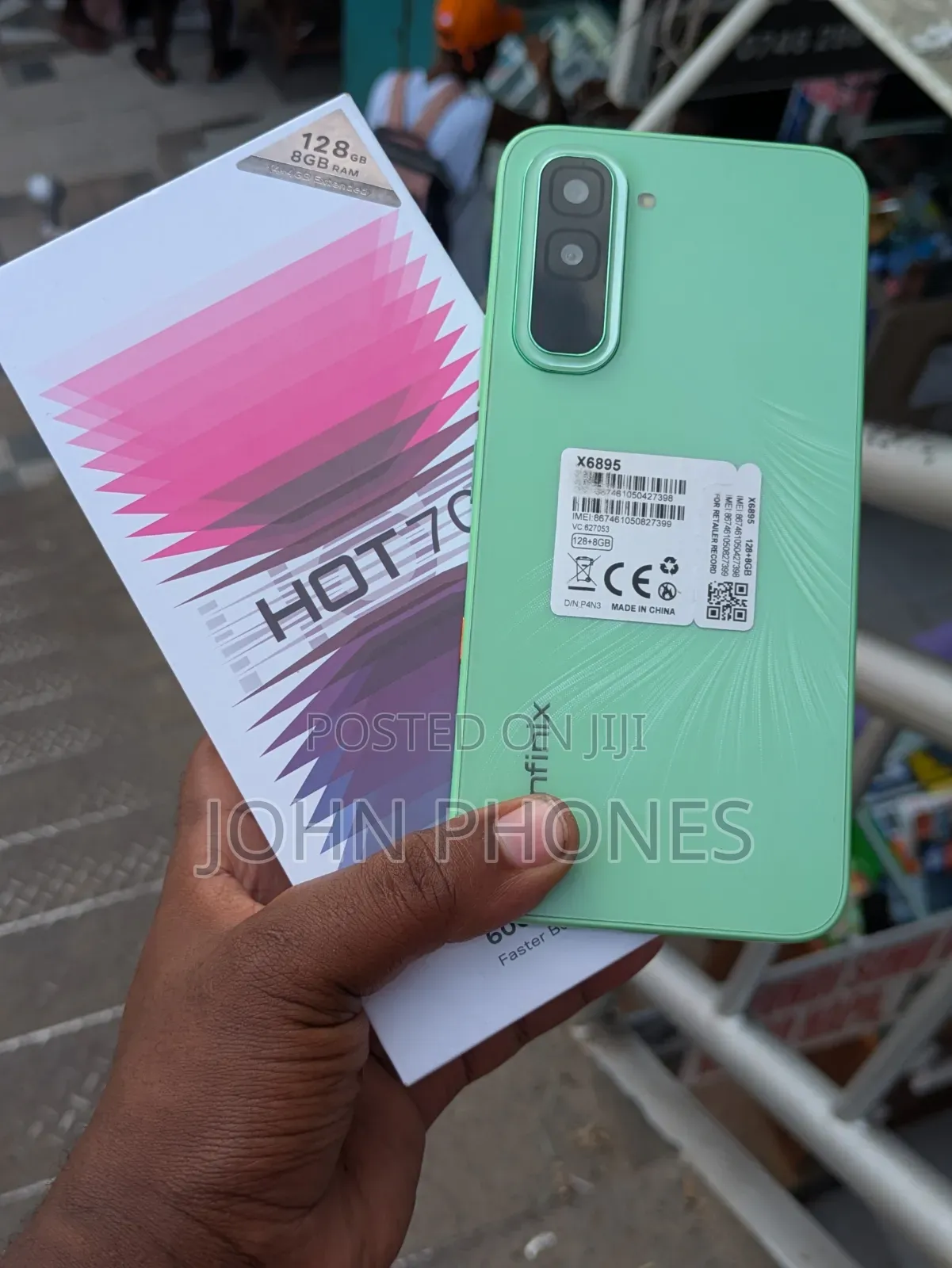 New Infinix Hot 70 128 GB Green