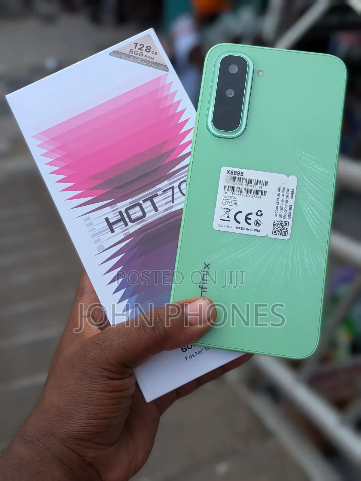 New Infinix Hot 70 128 GB Green