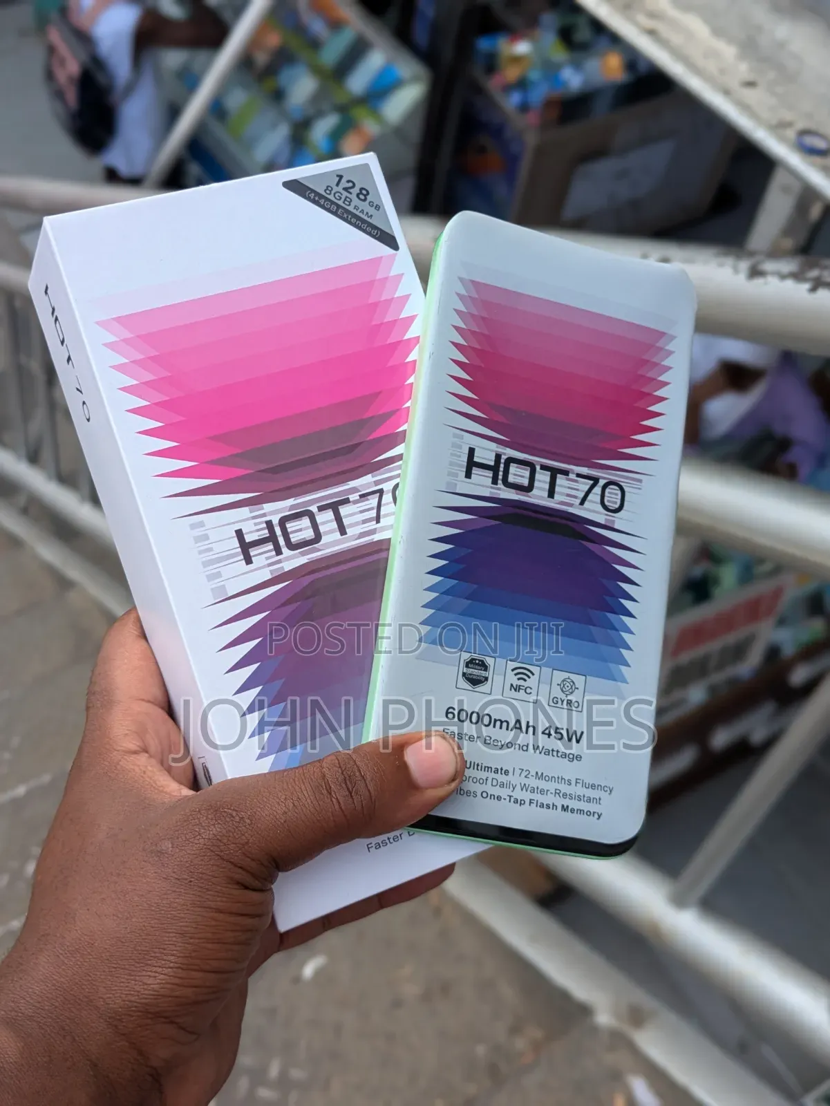 New Infinix Hot 70 128 GB Green