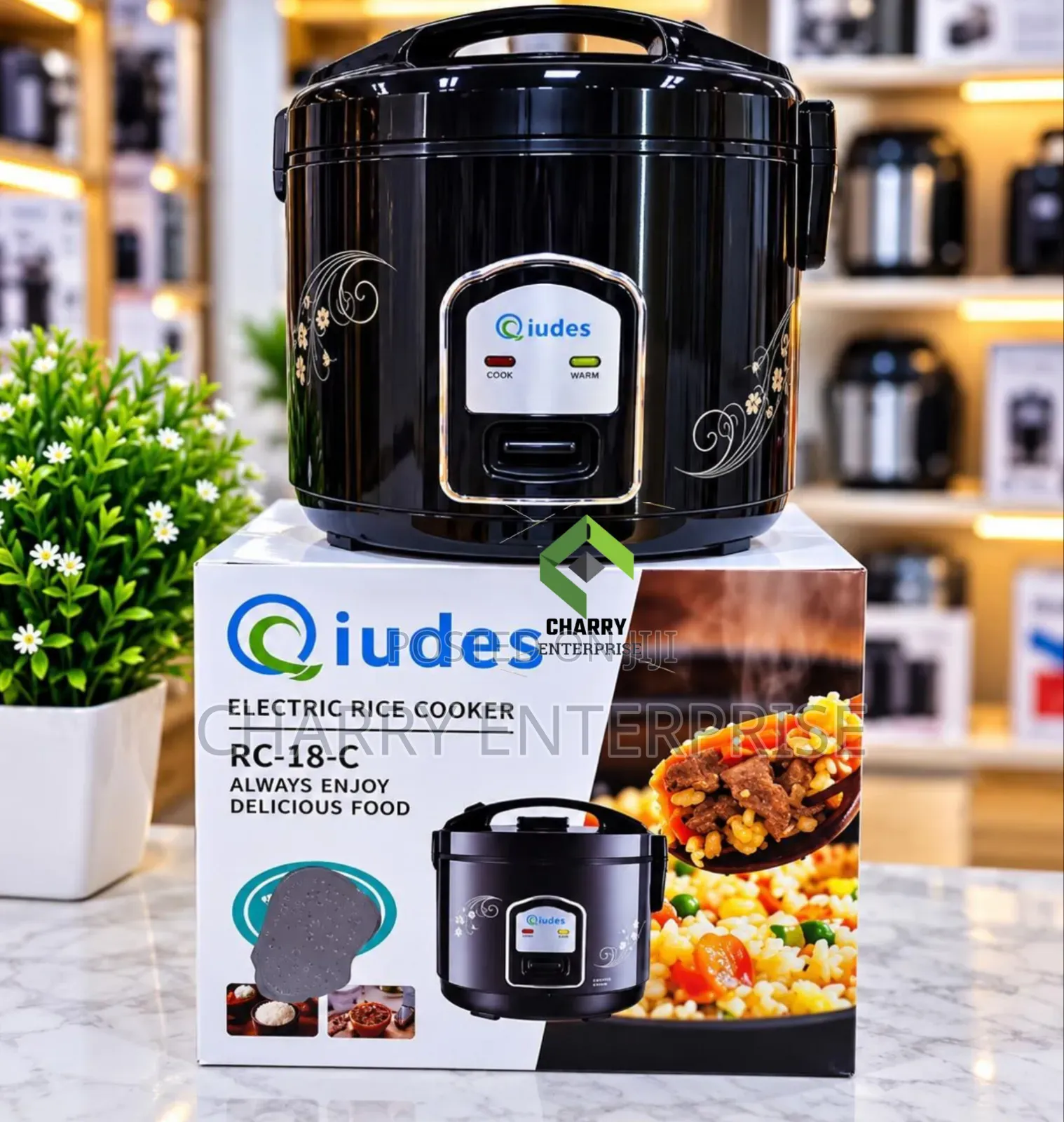 QIUDES RICE COOKER 1.8L Pika Wali, Viazi n.k