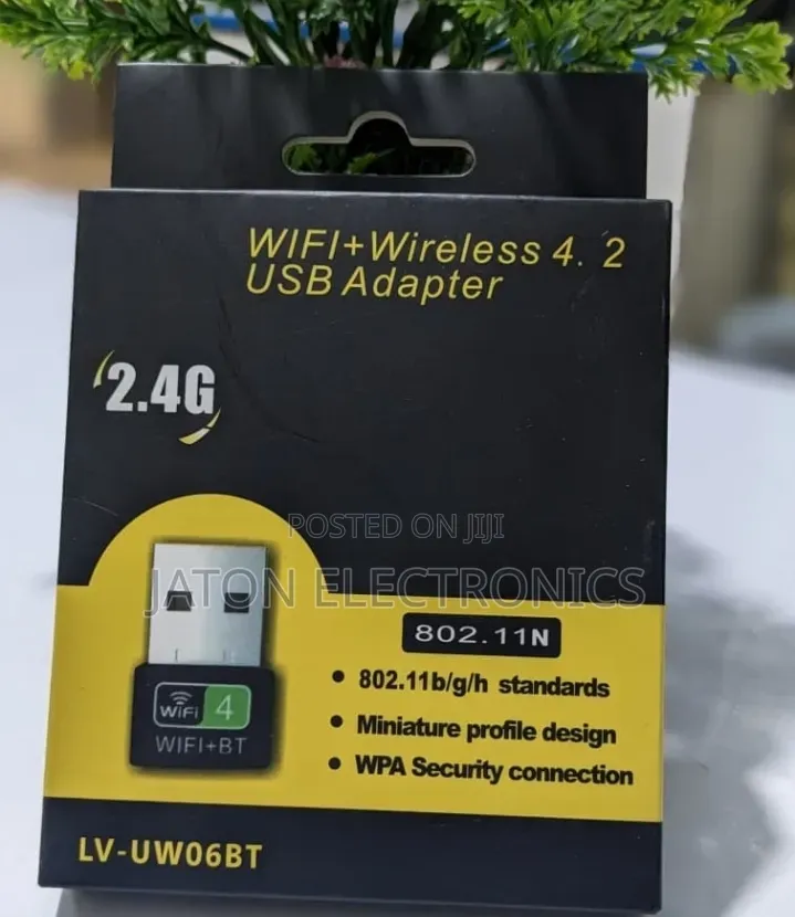 Wi-Fi +Wireless 4.2 USB Adapter Dongle