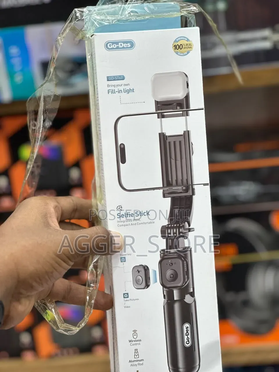 Go-Des GD-ST67 Bluetooth Selfie Stick Tripod