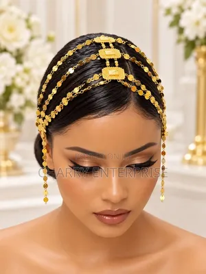 Luxury Bridal Headpiece TASSEL Hair Chain