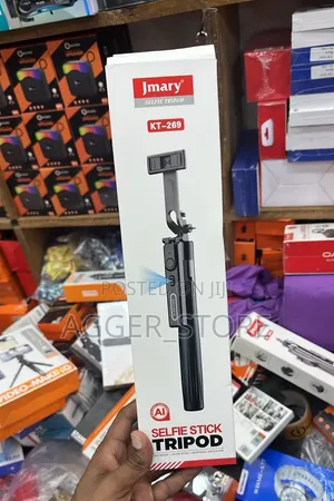 Jmary KT-269 Selfie Stick 3in1 AI Tracking Sensor,extended Pole,tripod