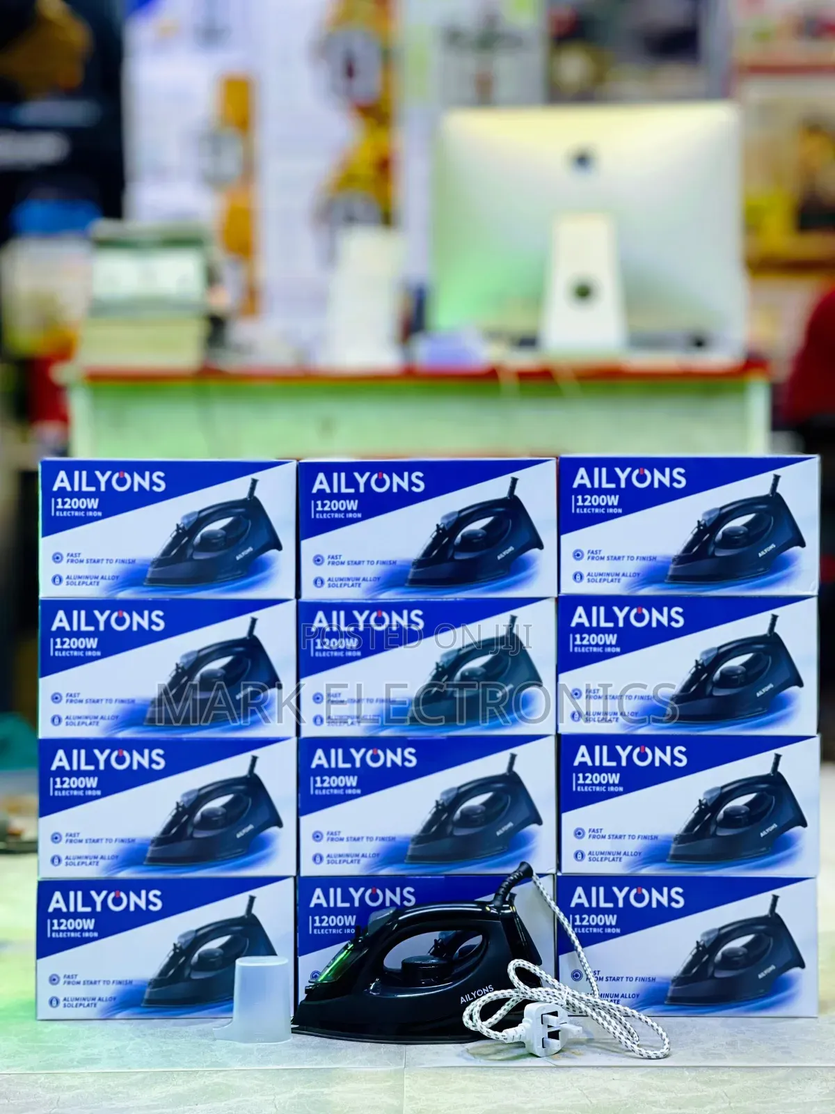 Ailyons Steam Iron Black