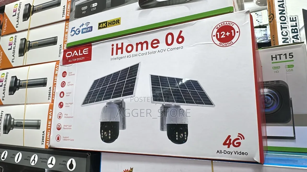OALE iHome 06 Intelligent 4G SIM Card Solar-Powered Security Camera