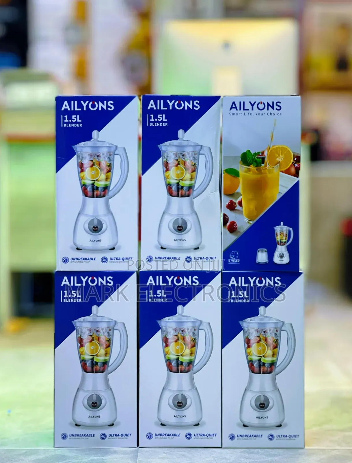 AILYONS Blender 1.5 Litres