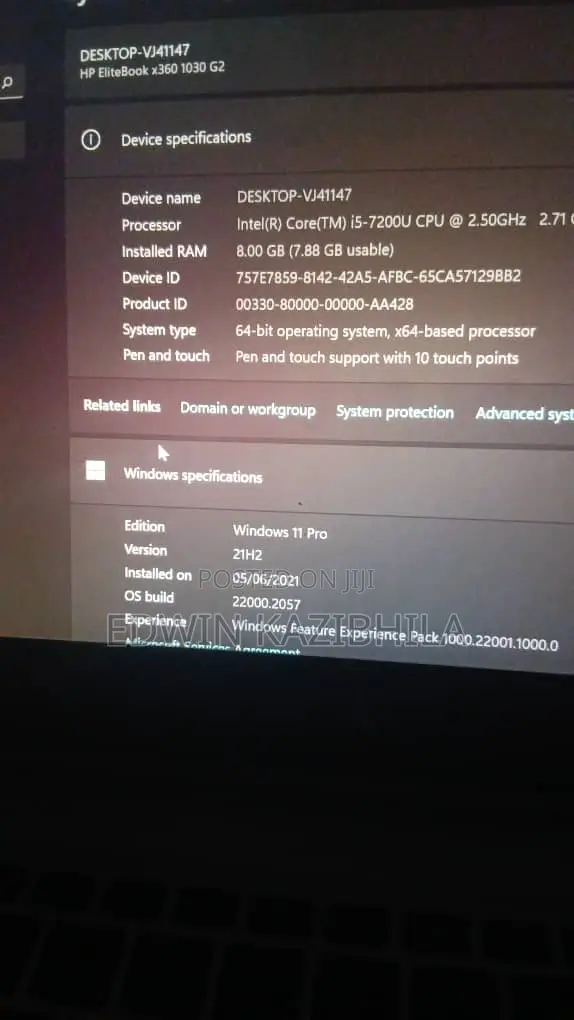 Laptop HP EliteBook 1030 8GB Intel Core i5 SSD 500GB