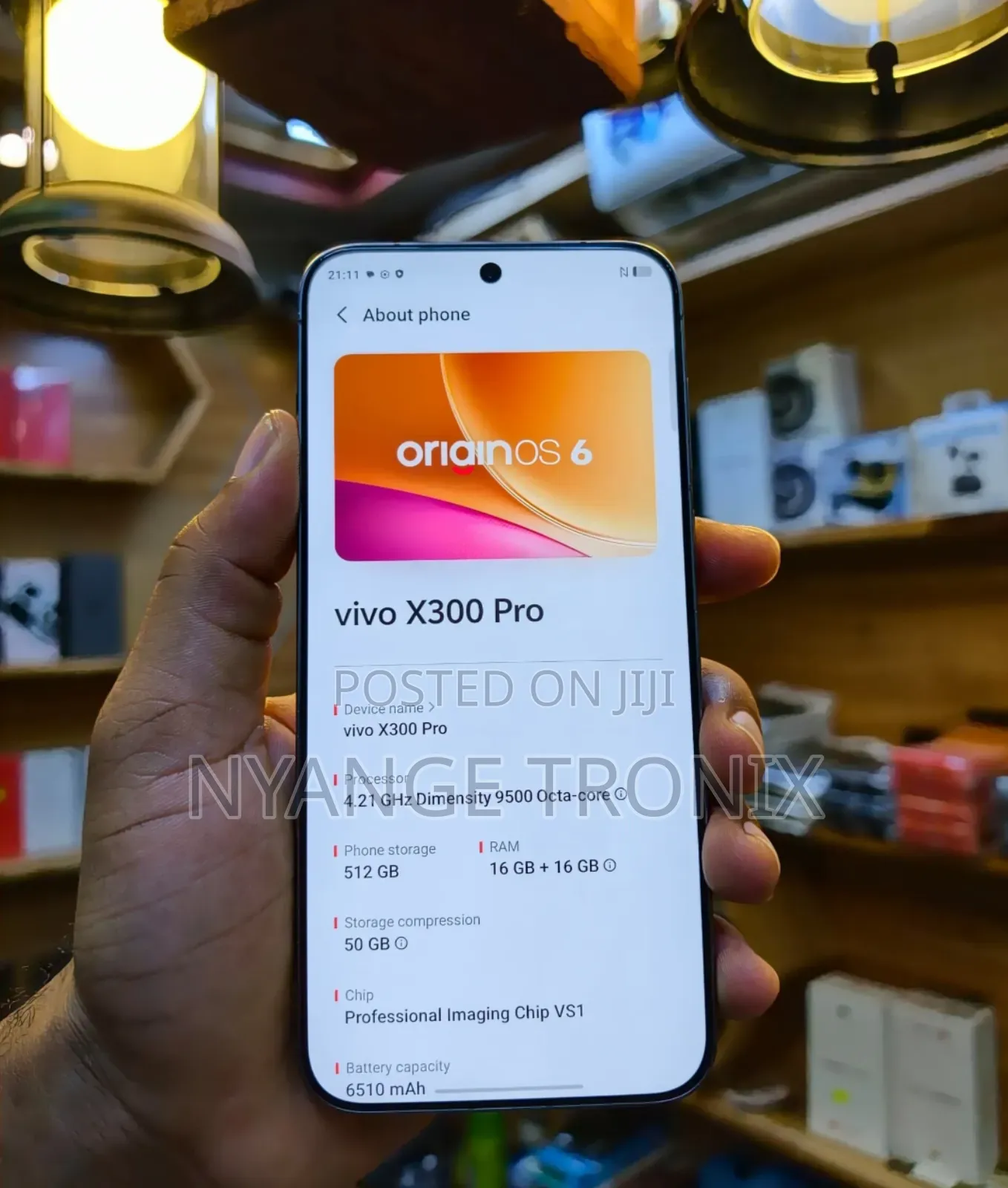 Vivo X300 Pro 512 GB Blue