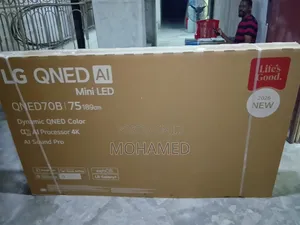  LG Smart TV 75” Qned70b – Model 2026 