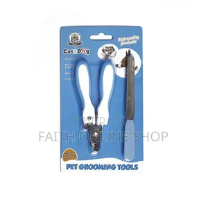 Cat & Dog Pet Grooming Tool Set – Stainless Steel Pet Nail Clipper