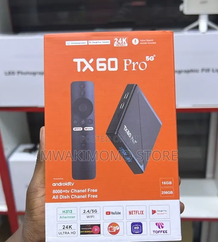 Tx60 Pro 5g Android TV Box (24k Ultra Hd)