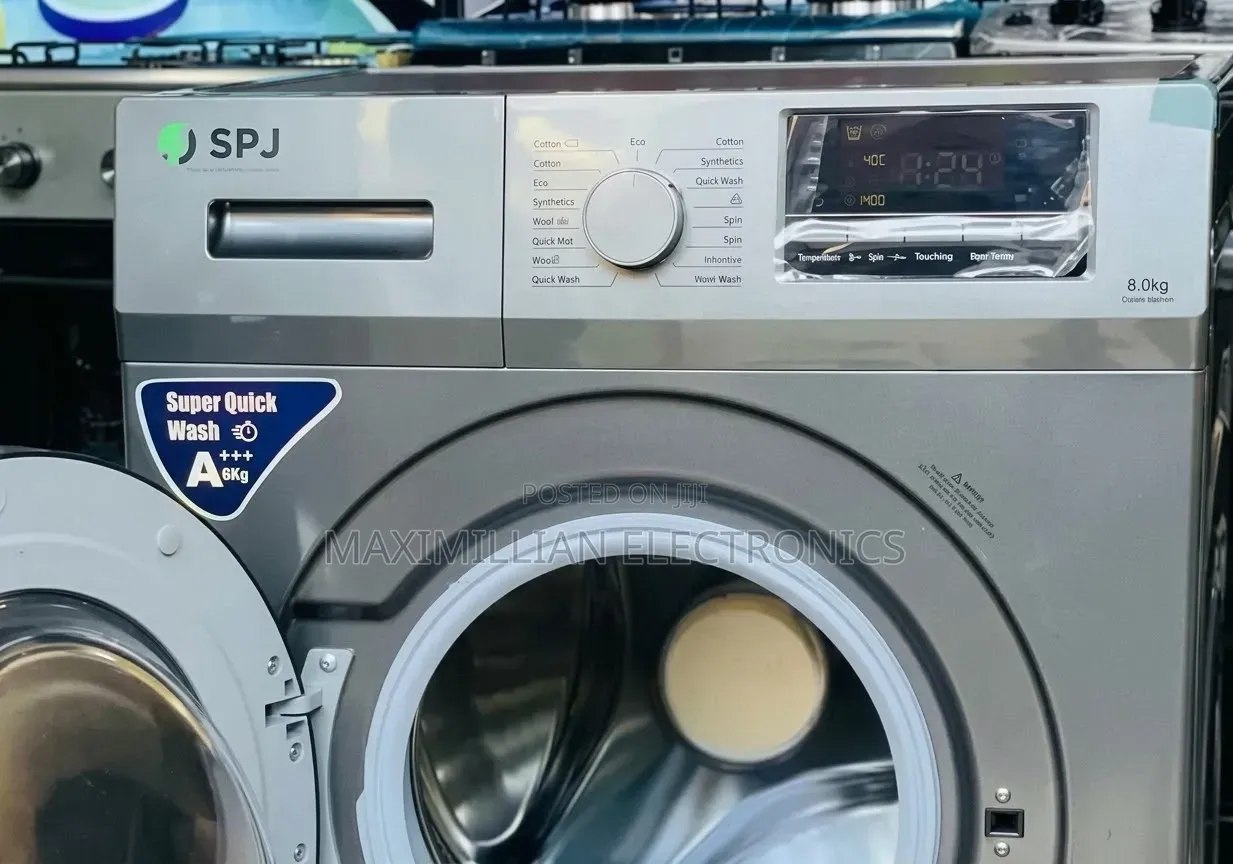 SPJ 8kg Front Load Fully Automatic Washing Machine