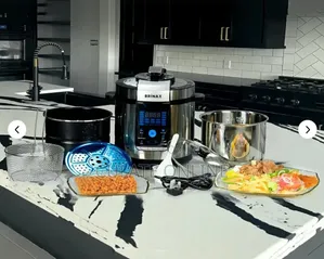 7ltrs Brinax 8 in 1 Pressure Cooker