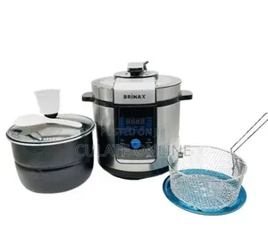 7ltrs Brinax 8 in 1 Pressure Cooker