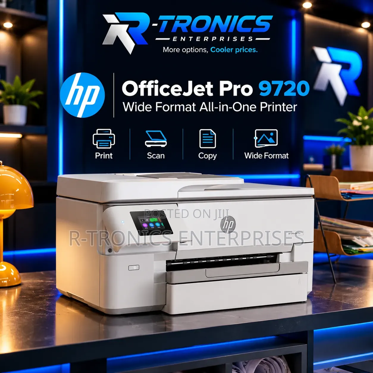 HP OfficeJet Pro 9720 Wide Format All-in-One Printer