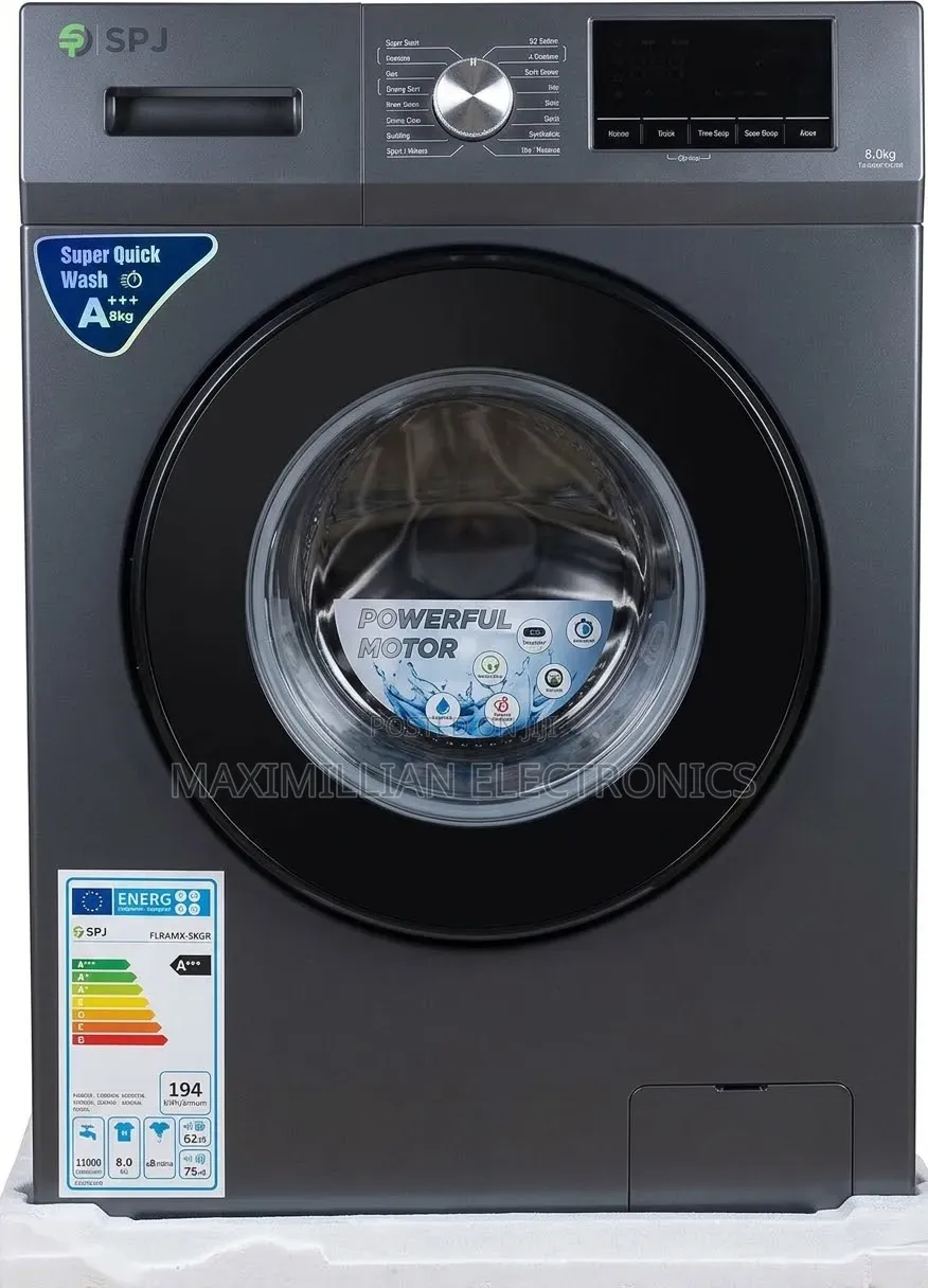 SPJ 12kg Front Load Fully Automatic Washing Machin