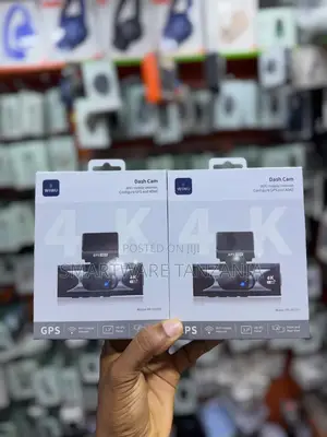 WiWU Dash Cam 4K GPS With WiFi Mobile Internet and 3.2-Inch HD Panel