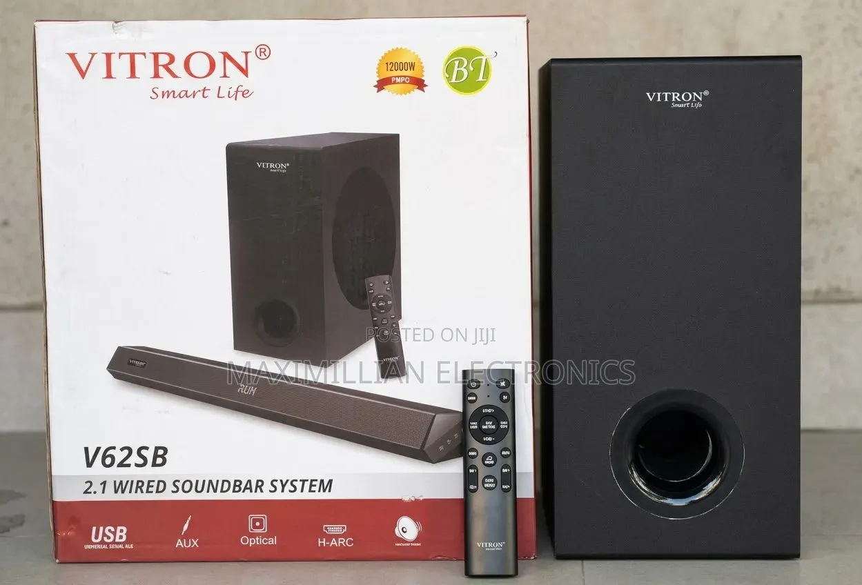 Vitron V62sb Subwoofer and Soundbar