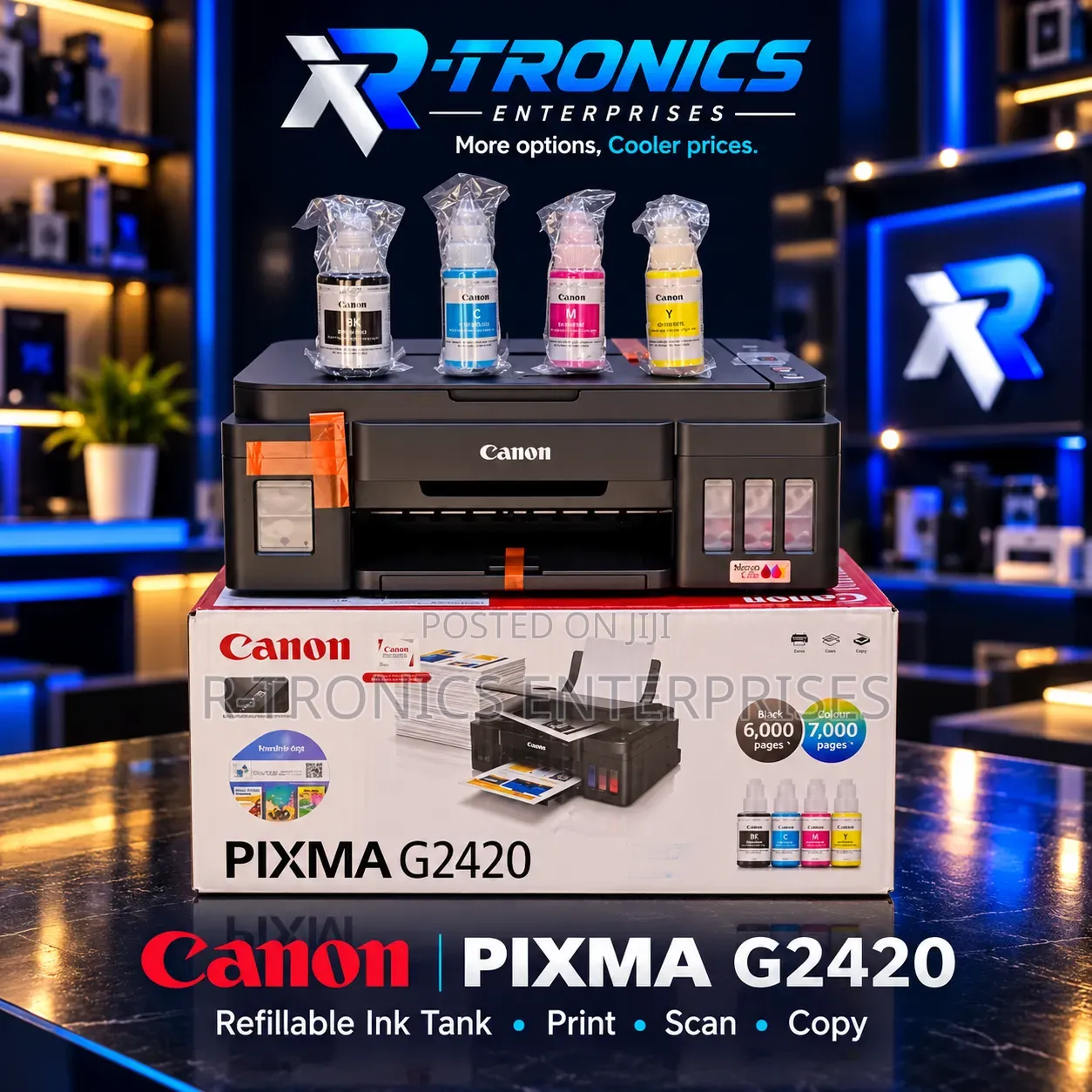 Canon PIXMA G2420 MegaTank Colour Ink-Tank All-in-One Printer