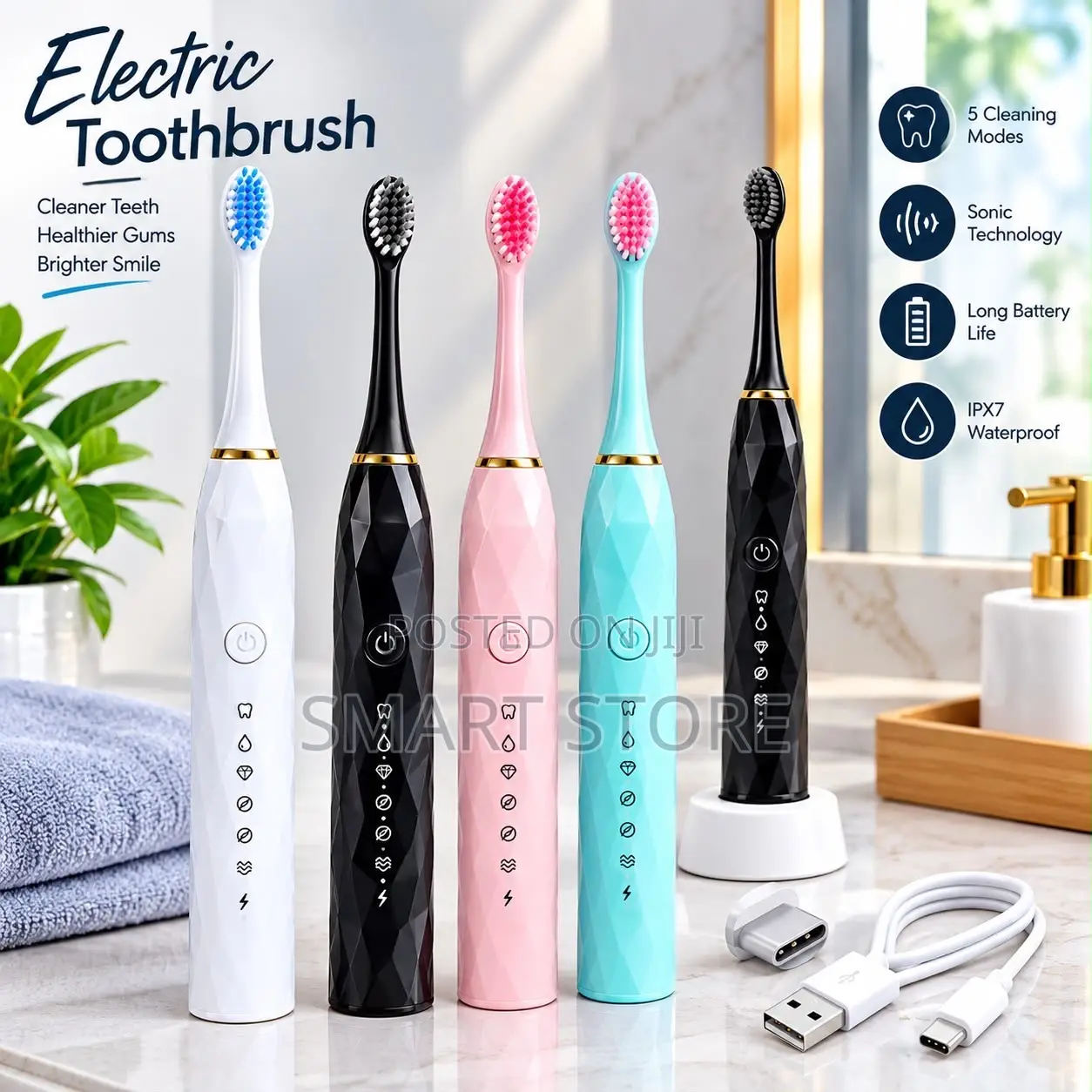Electric Toothbrush Set