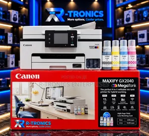 Canon MAXIFY GX2040 MegaTank Refillable-Ink, 4-in-1 Business Printer