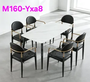 Table Dining Black Chairs