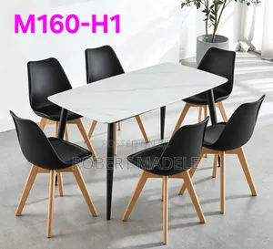Table Dining Black Chairs