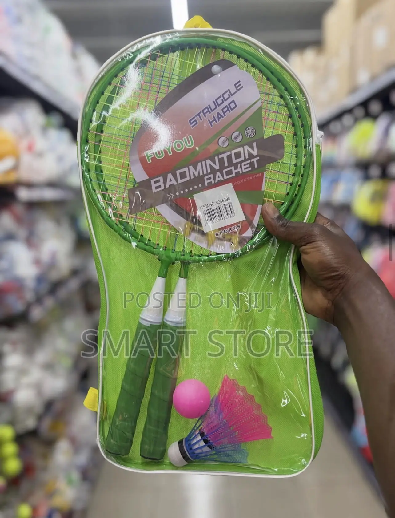 Fuyou Badminton Racket Set With Shuttlecock, Ball & Carry Bag