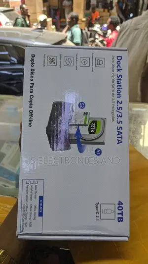 Docking Dual Sata Hard Drive Supports Up to 40TB