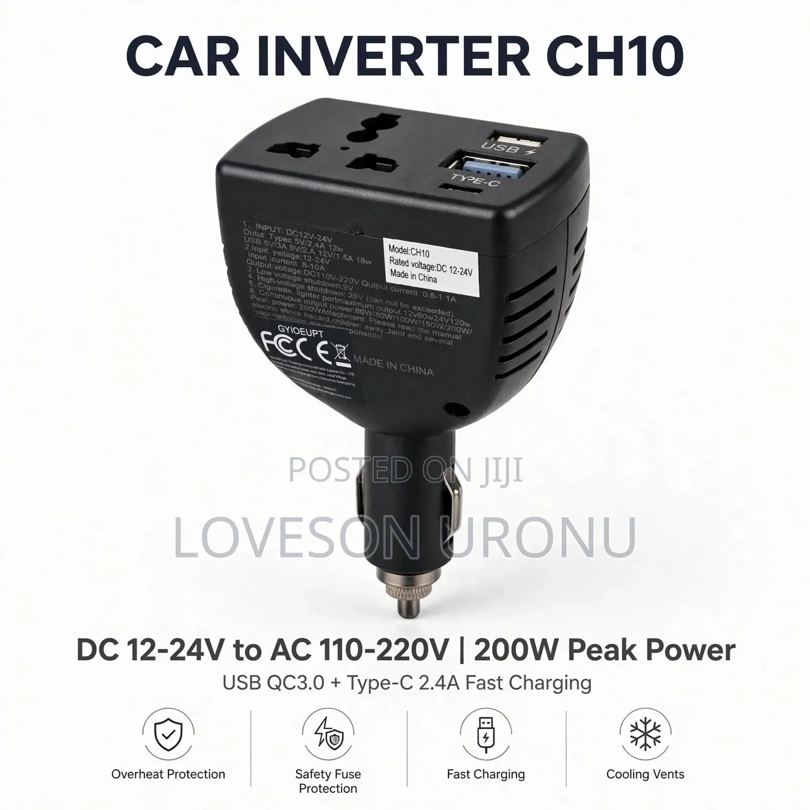 Super PC Camera Car Charger