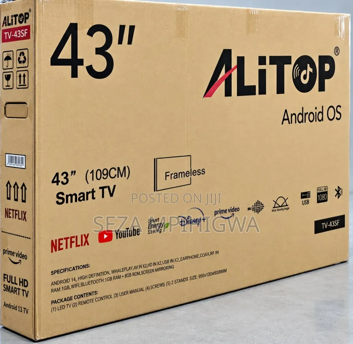 Alitop 43 Smart Frameless