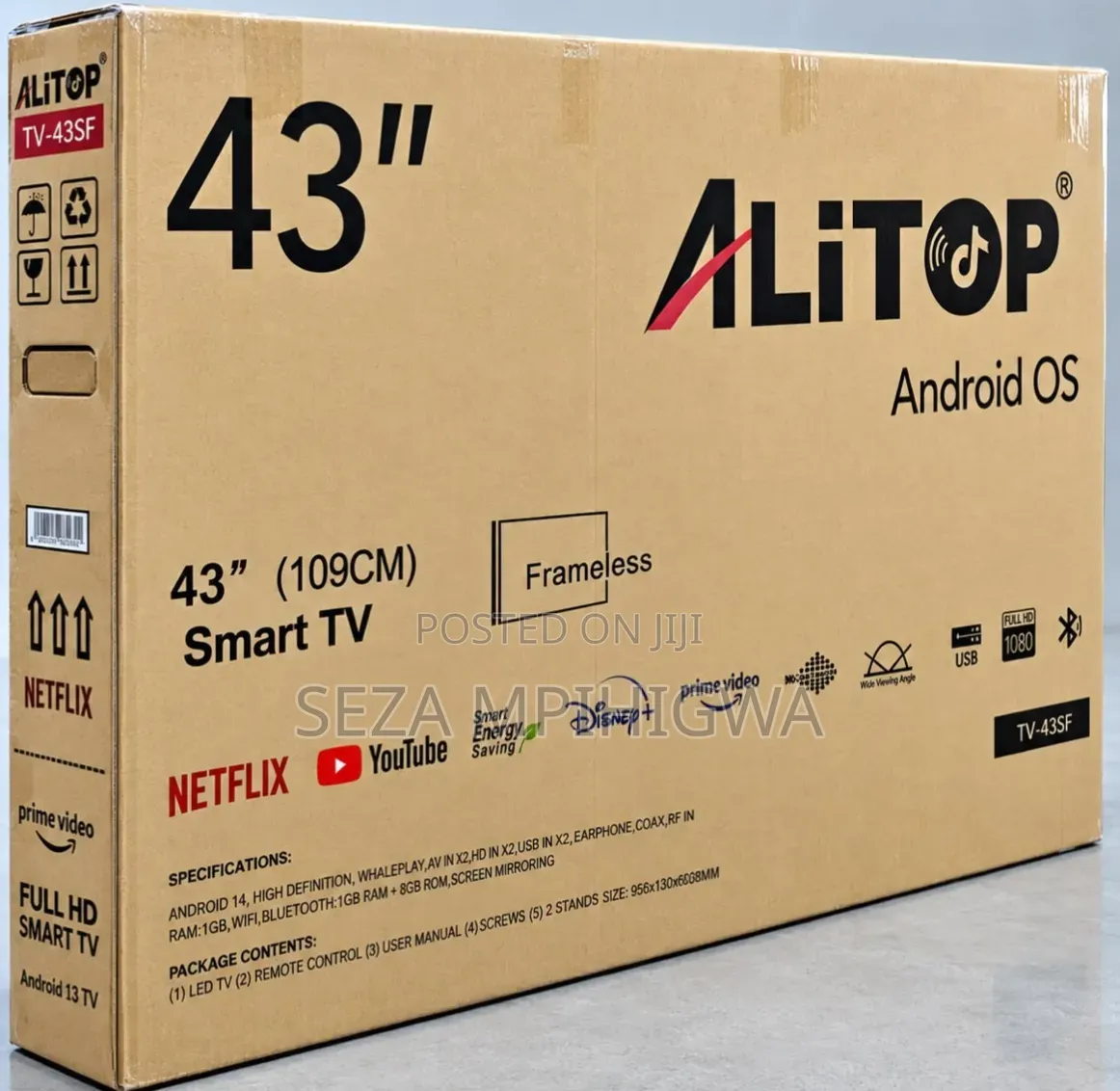 Alitop 43 Smart Frameless