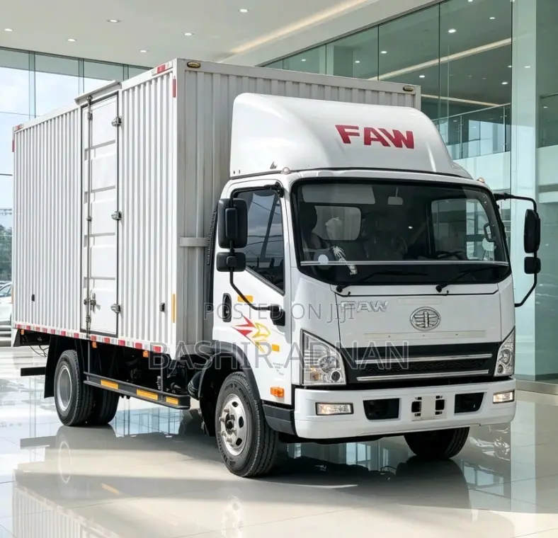Faw New Model 5 Tonnes Box Body Truck Unregistered(mpya).