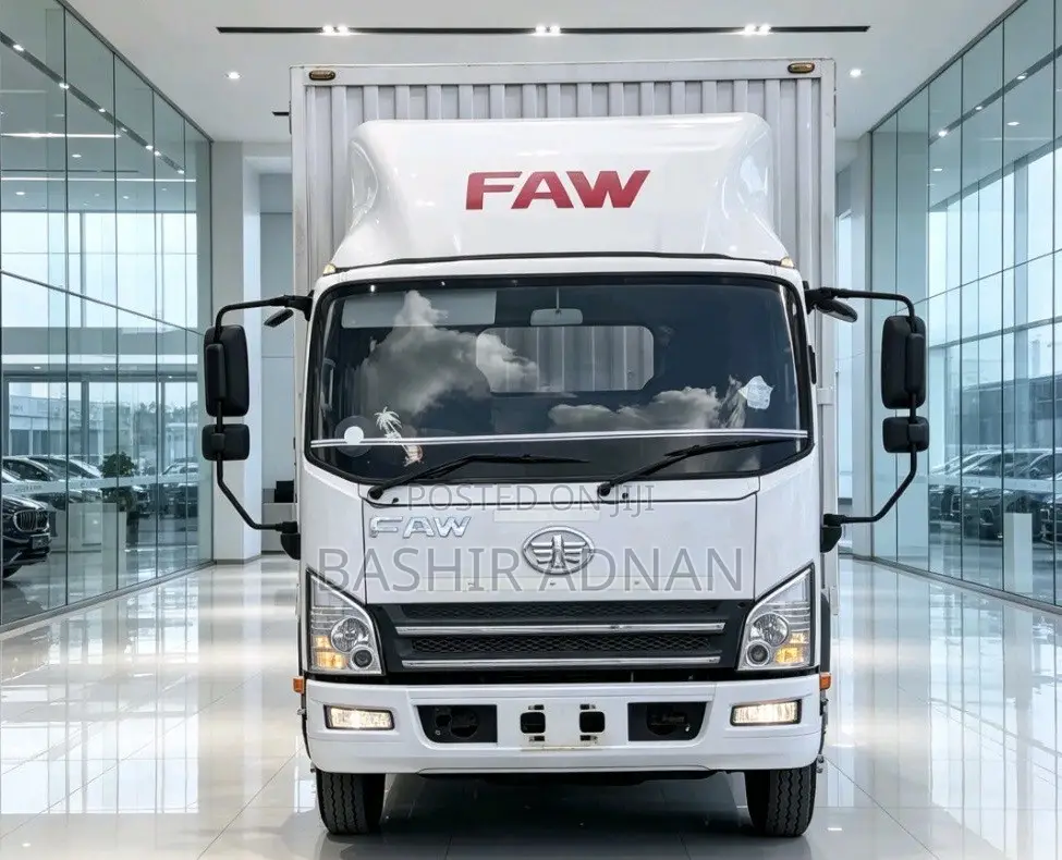 Faw New Model 5 Tonnes Box Body Truck Unregistered(mpya).