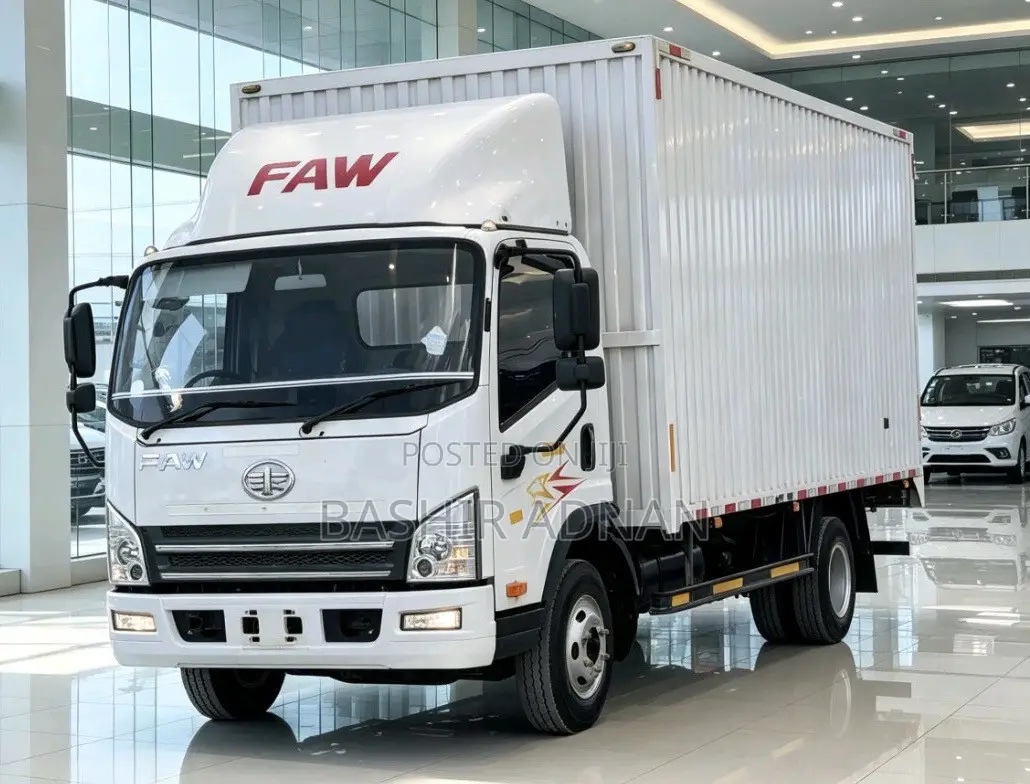 Faw New Model 5 Tonnes Box Body Truck Unregistered(mpya).